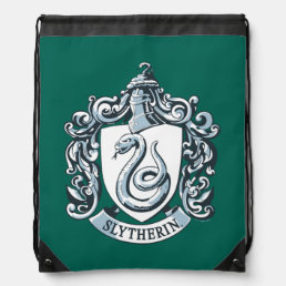 Harry Potter | Slytherin Crest - Ice Blue Drawstring Bag