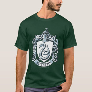 Harry Potter   Slytherin Crest - Ice Blue T-Shirt