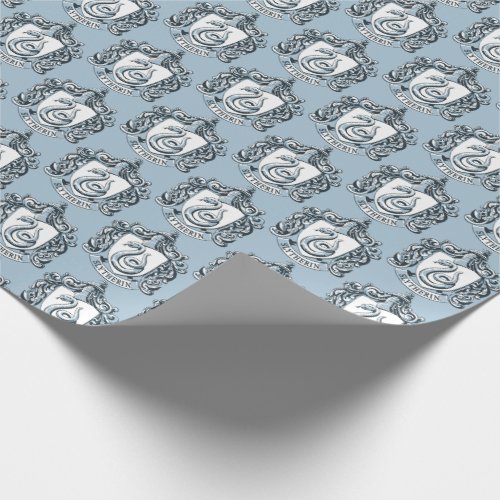 Harry Potter  Slytherin Crest _ Ice Blue Wrapping Paper