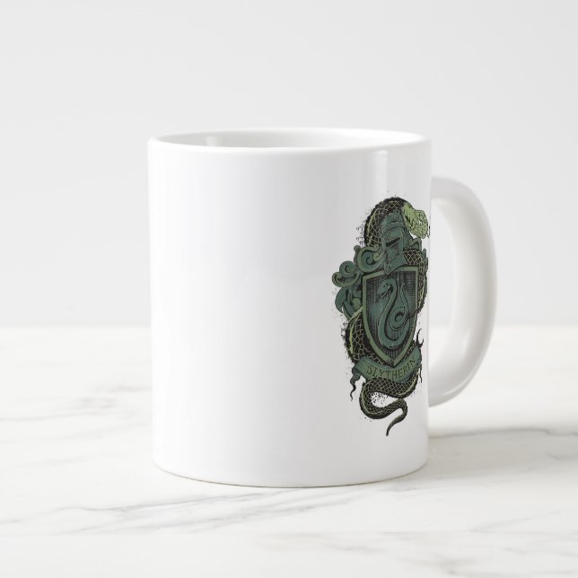 Harry Potter | Slytherin Crest Large Coffee Mug (Front Right)