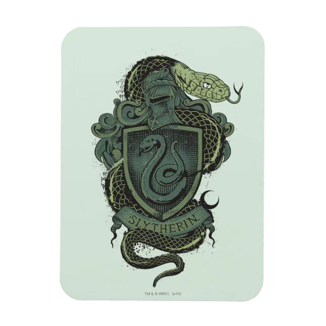 Aimant Décoratif Harry Potter - Blason Serpentard (Slytherin Crest) Cinereplicas - Neuf Sous Blister