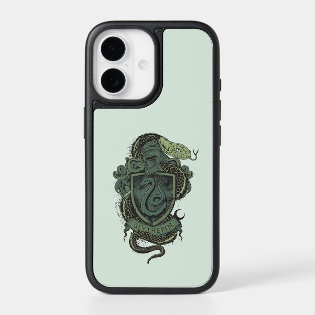 Harry Potter  | Slytherin Crest Otterbox iPhone Case (Back)