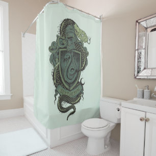 Harry Potter Slytherin Crest Shower Curtain