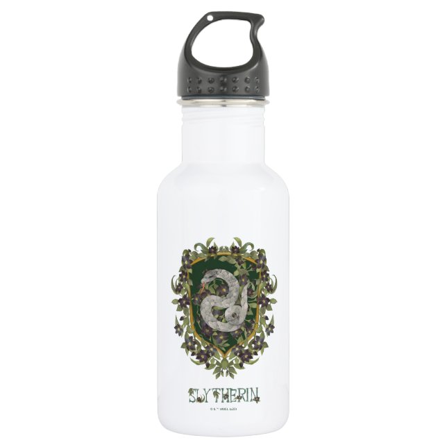 HARRY POTTER™ | SLYTHERIN™ Crest Stainless Steel Water Bottle (Front)