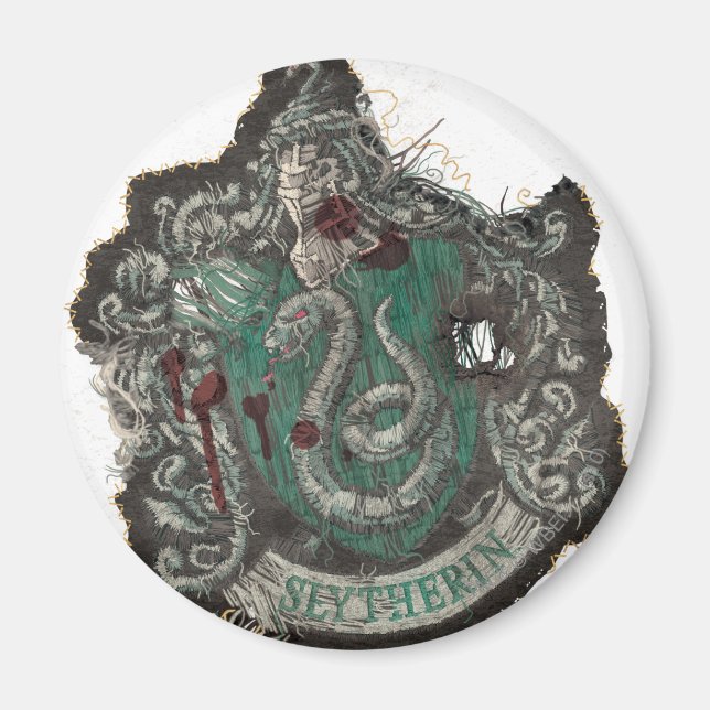 Harry Potter | Slytherin Crest - Vintage Magnet (Front)