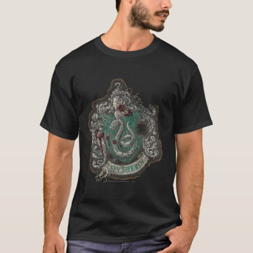 Harry Potter  Slytherin Crest _ Vintage T_Shirt