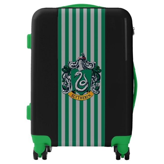 Harry Potter | Slytherin Crest With Gold Banner Luggage (Front)