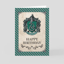 Harry Potter | Slytherin Happy Birthday Card