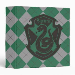 Harry Potter Slytherin House Pride Crest 3 Ring Binder