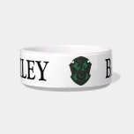 Harry Potter | Slytherin House Pride Crest Bowl<br><div class="desc">See here the Slytherin seal - a house crest of Hogwarts School. This Harry Potter crest displays the famous snake of this devious Hogwarts house (famed for producing dark wizards) - pitched against a classic pattern of green and silver. Proud Slytherins- represent your house with this J.K. Rowling inspired design...</div>