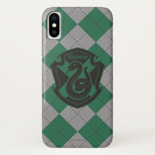 Harry Potter  Slytherin House Pride Crest iPhone X Case