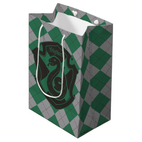 Harry Potter  Slytherin House Pride Crest Medium Gift Bag