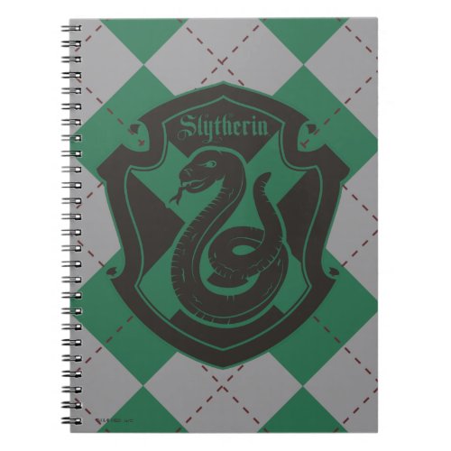 Harry Potter  Slytherin House Pride Crest Notebook