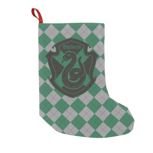 Harry Potter  Slytherin House Pride Crest Small Christmas Stocking
