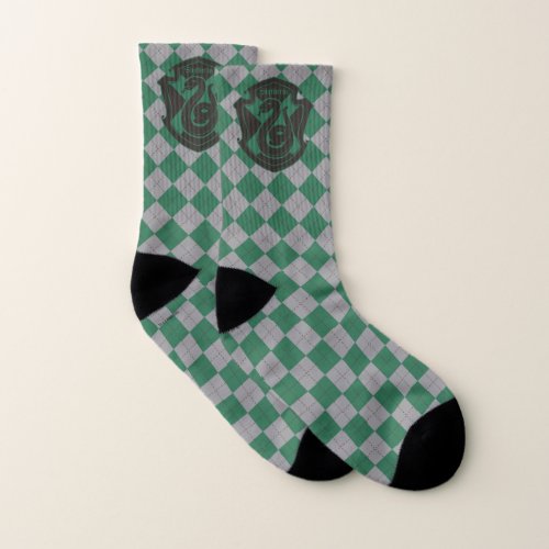 Harry Potter  Slytherin House Pride Crest Socks