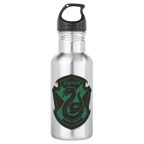 Harry Potter  Slytherin House Pride Crest Stainless Steel Water Bottle