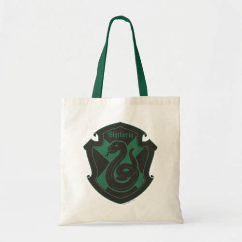 Harry Potter  Slytherin House Pride Crest Tote Bag