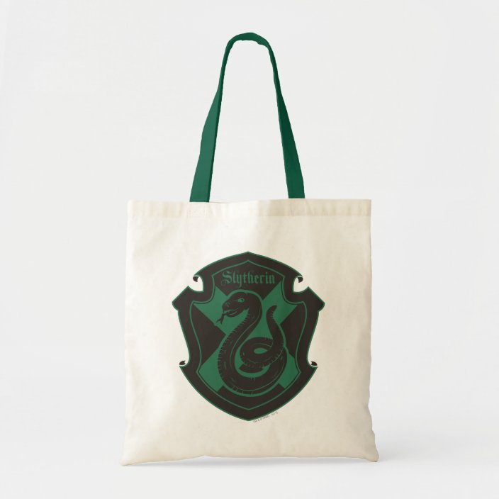 Harry Potter Slytherin Canvas Shopping Bag  New with Tags