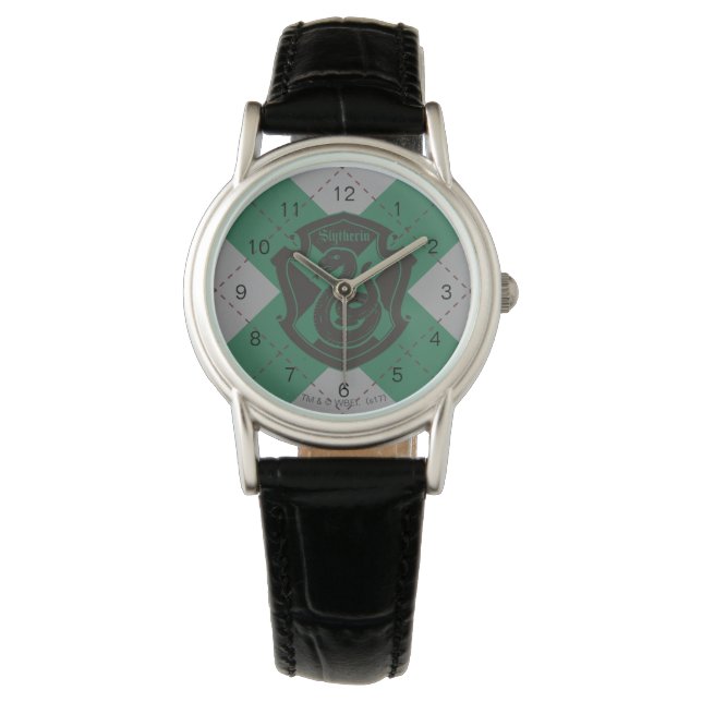 Harry Potter | Slytherin House Pride Crest Watch (Front)