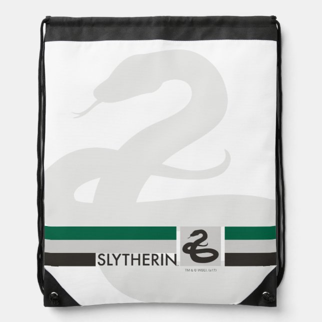 Harry Potter | Slytherin House Pride Graphic Drawstring Bag (Front)