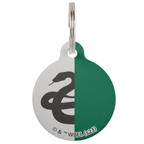Harry Potter  Slytherin House Pride Graphic Pet ID Tag