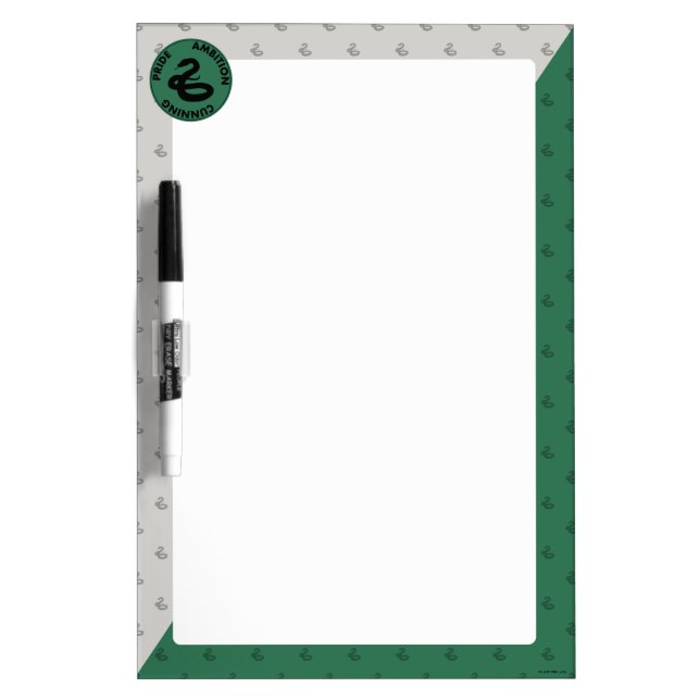 Harry Potter | SLYTHERIN™ House Traits Graphic Dry Erase Board (Front)