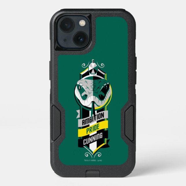 Harry Potter | SLYTHERIN™ House Traits Sigil Otterbox iPhone Case (Back)