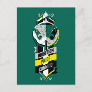 Harry Potter SLYTHERIN™ House Traits Sigil Postcard