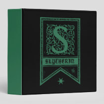 Harry Potter | Slytherin Monogram Banner 3 Ring Binder