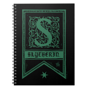 Harry Potter Slytherin Monogram Banner Notebook