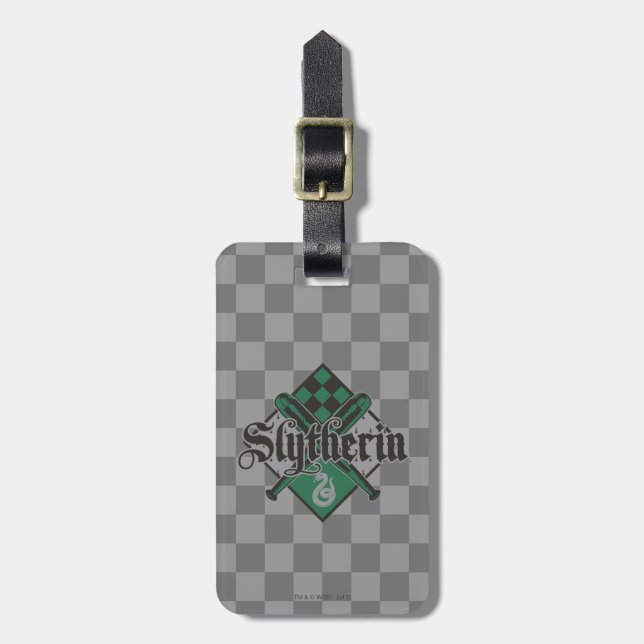 Harry Potter | Slytherin QUIDDITCH™ Crest Luggage Tag (Front Vertical)