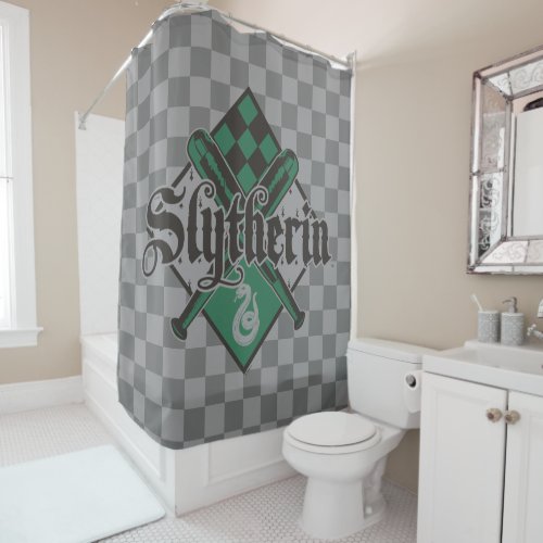 Harry Potter  Slytherin QUIDDITCHâ Crest Shower Curtain