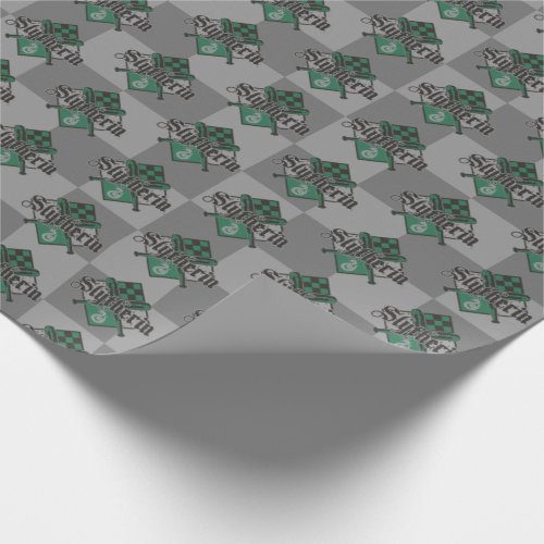 Harry Potter  Slytherin QUIDDITCHâ Crest Wrapping Paper