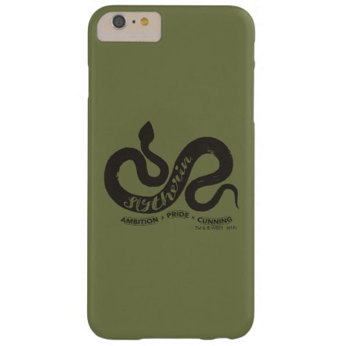 Harry Potter  SLYTHERIN Silhouette Typography Barely There iPhone 6 Plus Case