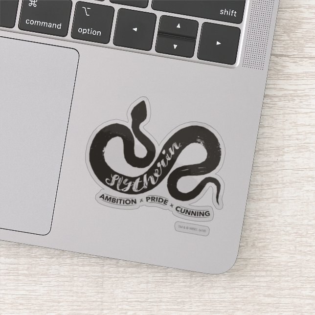 Harry Potter | SLYTHERIN™ Silhouette Typography Sticker (Detail)