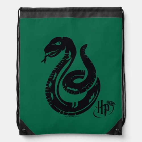 Harry Potter  Slytherin Snake Icon Drawstring Bag