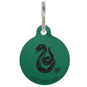 Harry Potter   Slytherin Snake Icon Pet ID Tag