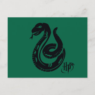 Harry Potter   Slytherin Snake Icon Postcard