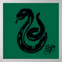 Harry Potter, Slytherin Snake Icon Water Bottle, Zazzle