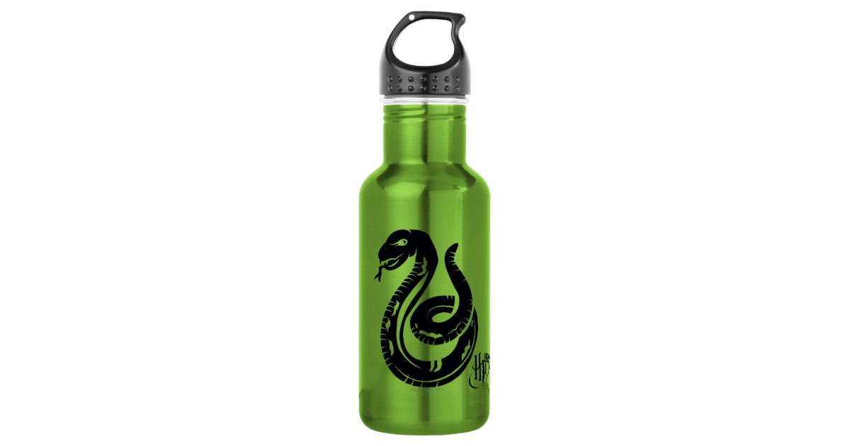 Harry Potter, Slytherin Snake Icon Water Bottle, Zazzle