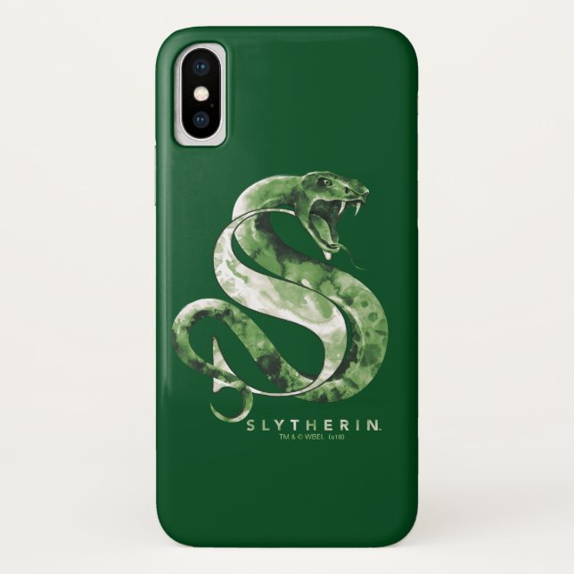 Harry Potter | SLYTHERIN™ Snake Watercolor Case-Mate iPhone Case (Back)