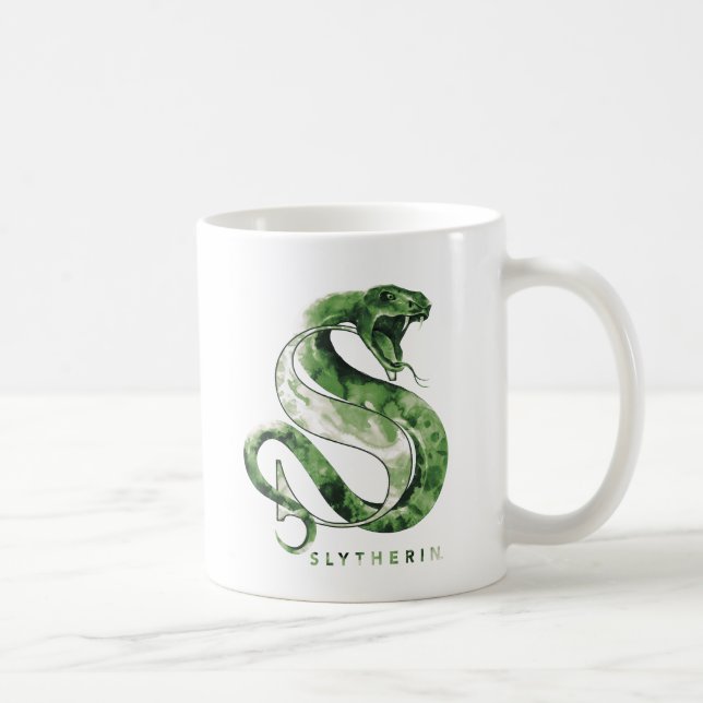 Harry Potter | SLYTHERIN™ Snake Watercolor Coffee Mug (Right)