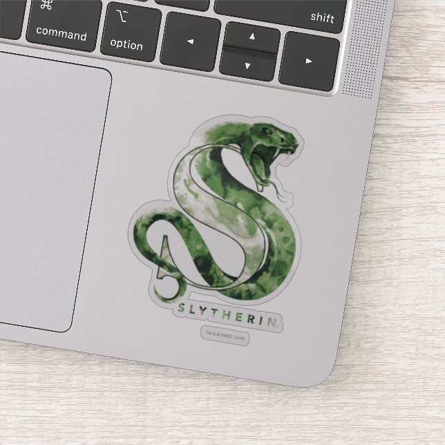 Harry Potter | SLYTHERIN™ Snake Watercolor Sticker (Detail)