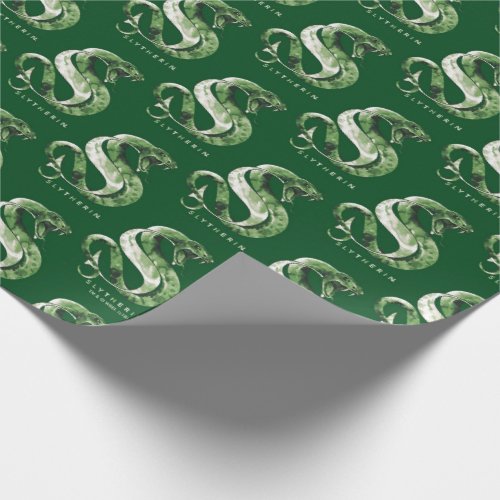 Harry Potter  SLYTHERIN Snake Watercolor Wrapping Paper