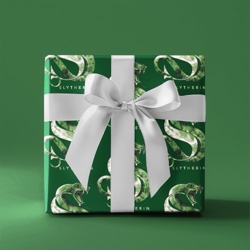 Harry Potter  SLYTHERIN Snake Watercolor Wrapping Paper Sheets