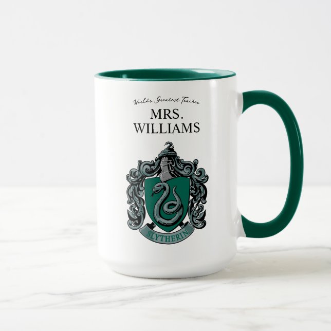 Harry Potter | Slytherin Teacher Personalized Mug (Right)