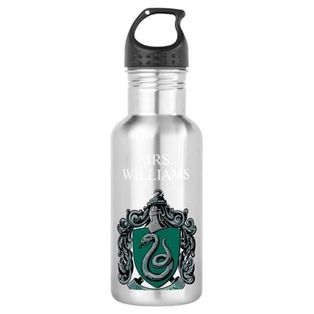 Harry Potter | Slytherin Teacher Personalized Stainless Steel Water Bottle (Front)