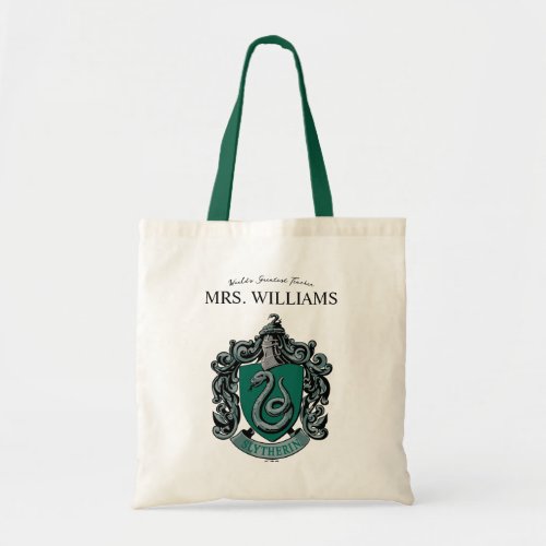 Harry Potter  Slytherin Teacher Personalized Tote Bag