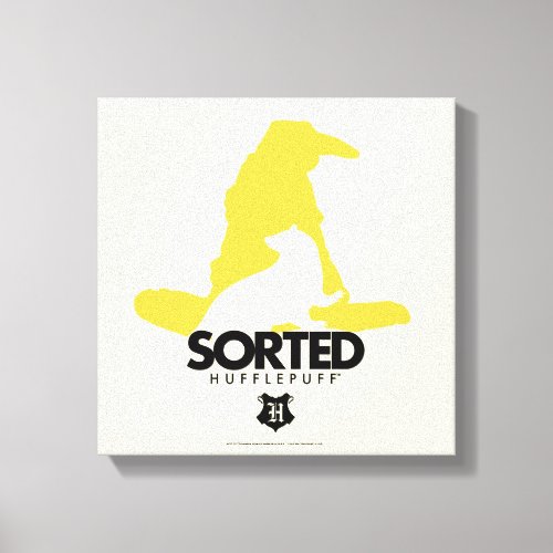 Harry Potter  Sorted Into HUFFLEPUFF House Canvas Print