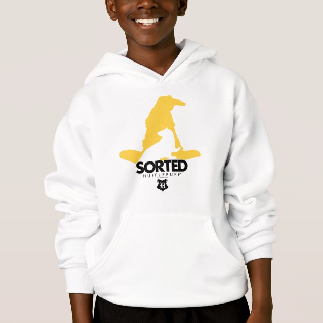 Harry Potter Sorted Into HUFFLEPUFF House Hoodie Zazzle